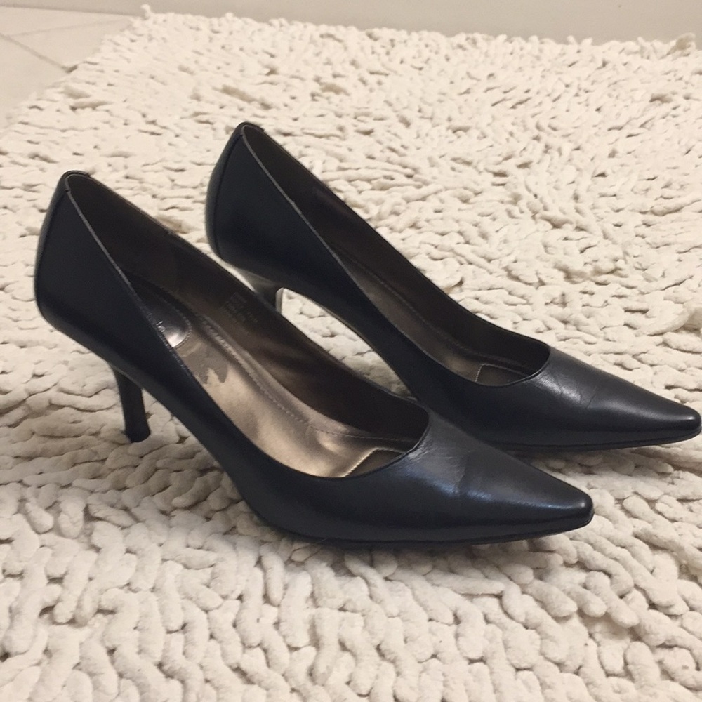 Calvin Klein Navy Heels